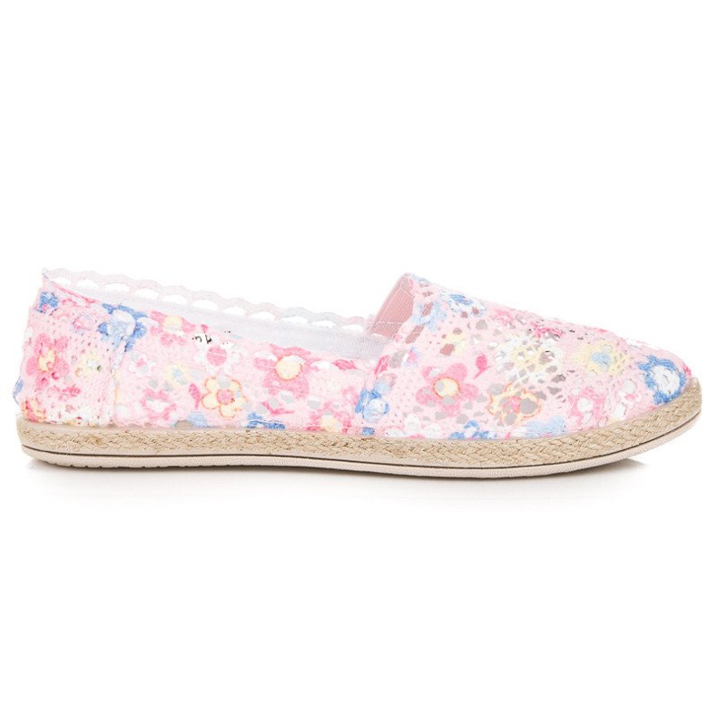 Seastar Espadrilky ve stylu boho růžový