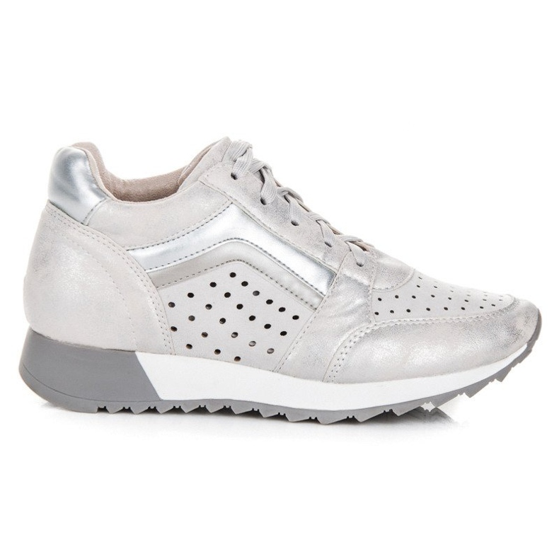 Kylie Módní tenisky na platformě šedá