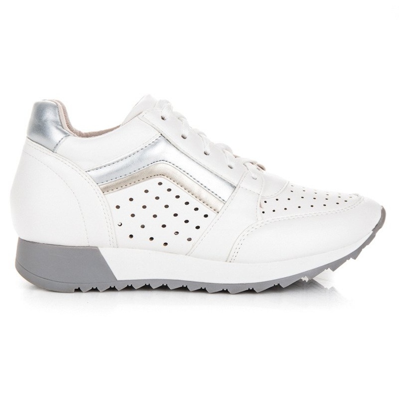 Kylie Módní tenisky na platformě bílý Kylie Módní tenisky na platformě bílý