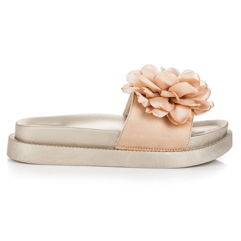 Seastar Dámské pantofle Flowers žlutá