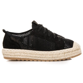 Seastar Prolamované Espadrilky Na Vazbě černý