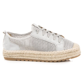 Seastar Prolamované Espadrilky Na Vazbě šedá