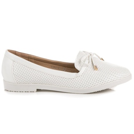 Vices Prolamované mokasíny svěráky bílý Vices Prolamované mokasíny svěráky bílý