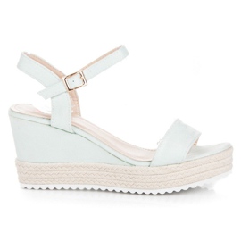 Seastar Klínové espadrilkové sandály zelený