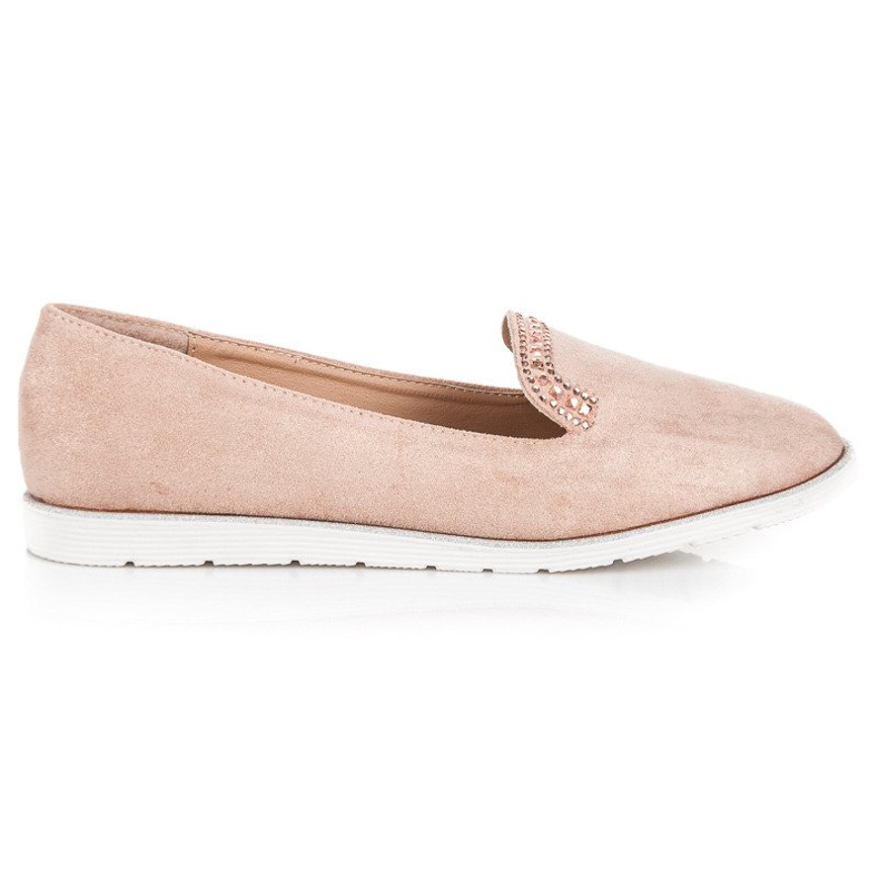 Y&L Růžové semišové lordy růžový