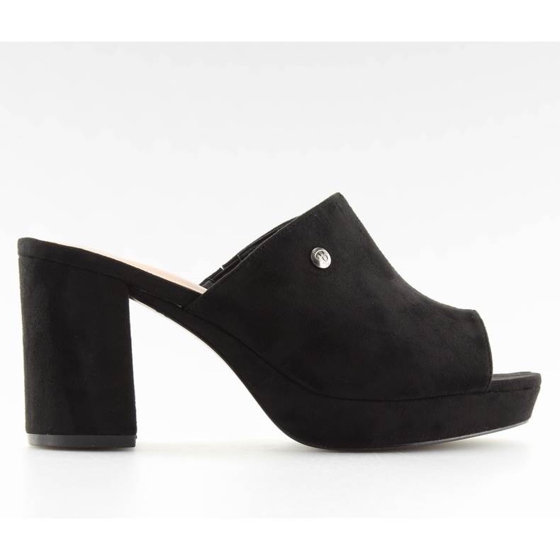 Černé FLD-3K41 černé vysoké podpatky černá