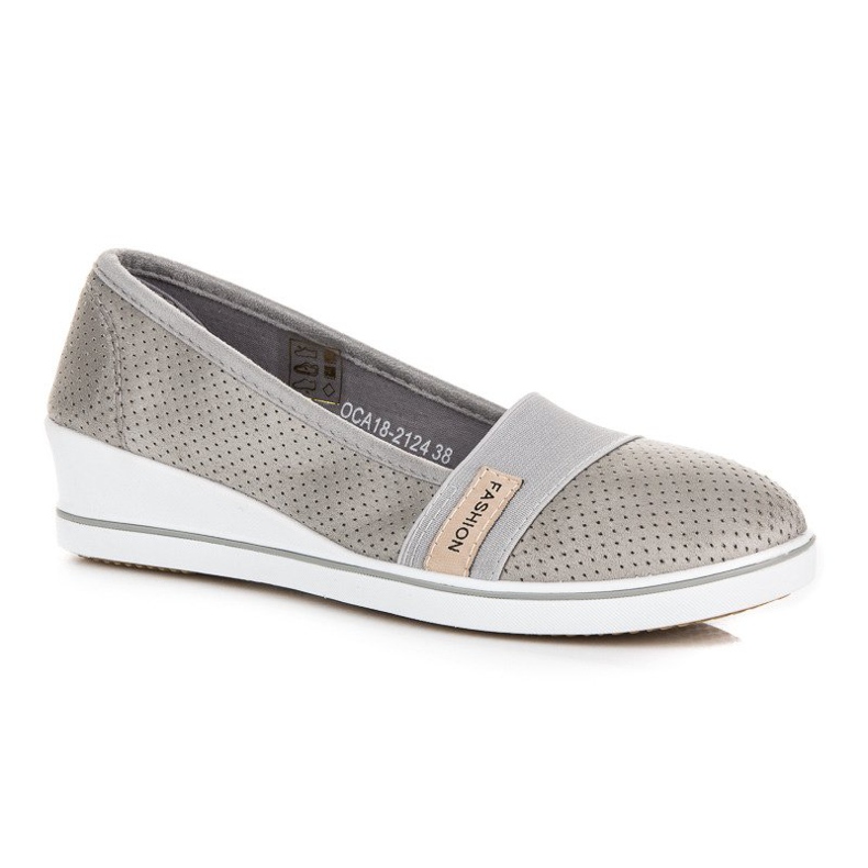 Mckeylor Sportovní balerínky šedá Mckeylor Sportovní balerínky šedá