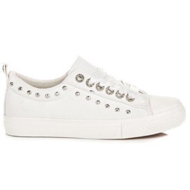 Bílé tenisky se stuhou bílý Bílé tenisky se stuhou bílý