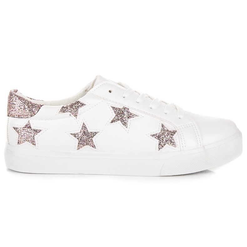 Stylové bílé tenisky bílý