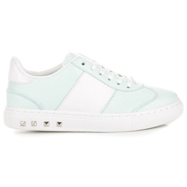 Sport Semišové tenisky bílý zelený