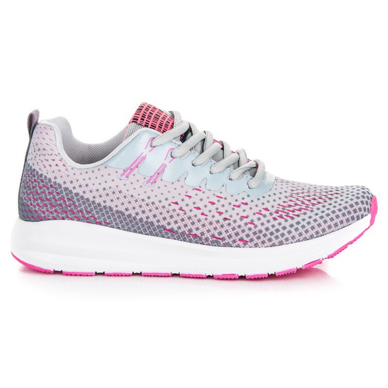 Ax Boxing Pohodlná sportovní obuv šedá růžový