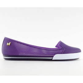 Kufry meliski fioletowe KM59 NAVY / WHITE fialová