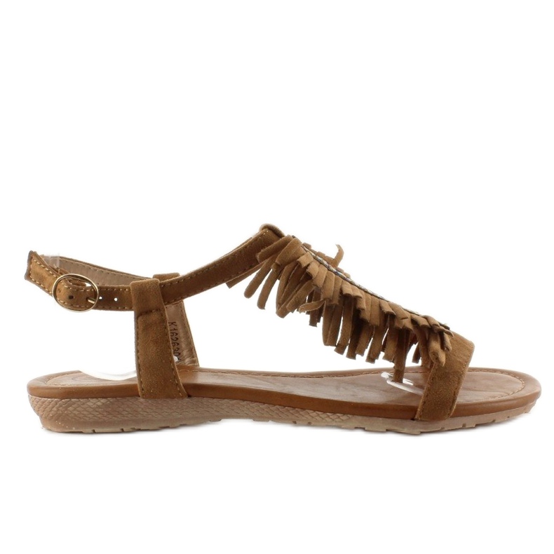 Sandály v indickém stylu k1626301 Camel hnědý