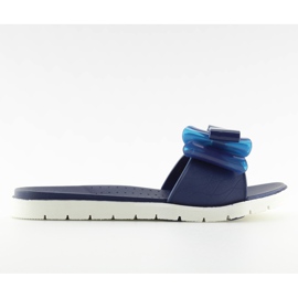 Pantofle meliski modré KM118 navy námořnická modř