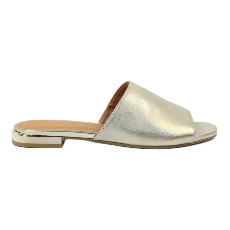 Elegantní zlaté pantofle Badura 5155 zlatý Elegantní zlaté pantofle Badura 5155 zlatý