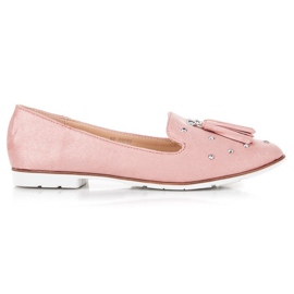 Sergio Todzi Semišové pány s třásněmi růžový