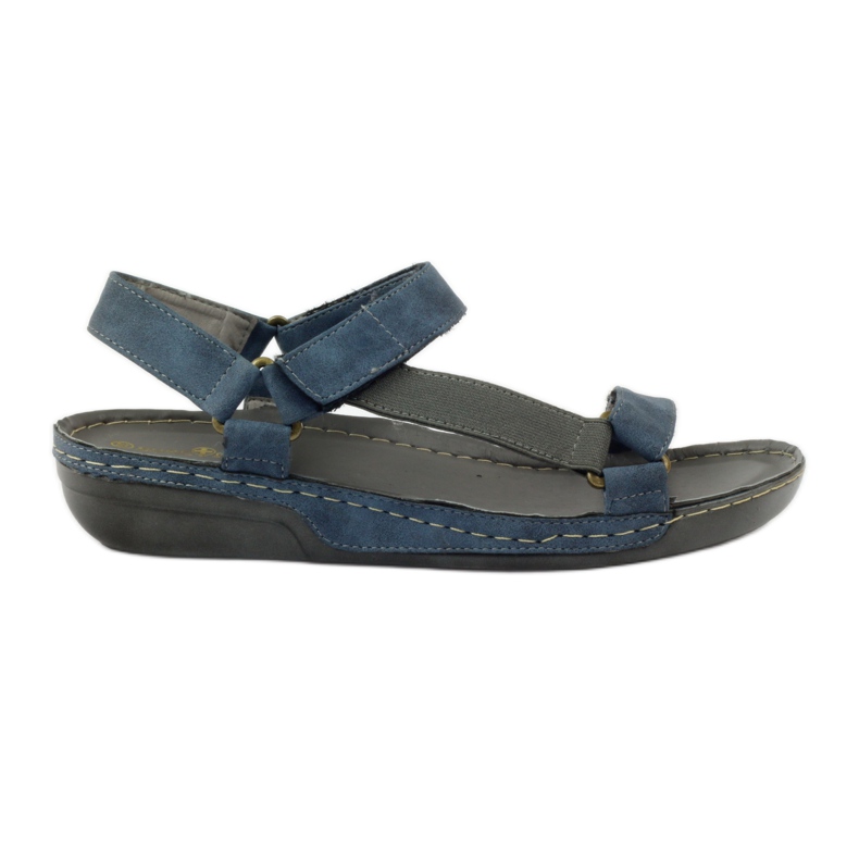 M.Daszyński Sandály Jesus, modrá kožená stélka modrý M.Daszyński Sandály Jesus, modrá kožená stélka modrý