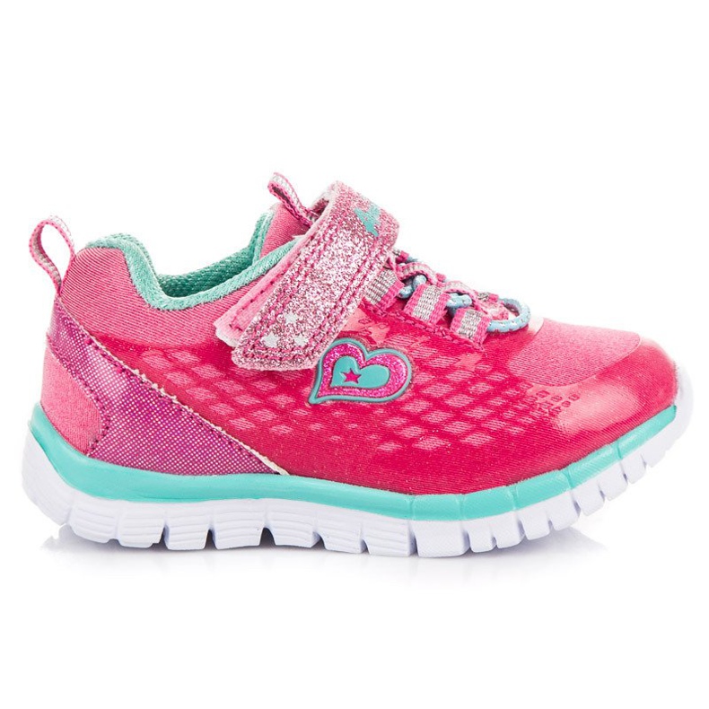 American Club Vázaná americká sportovní obuv růžový