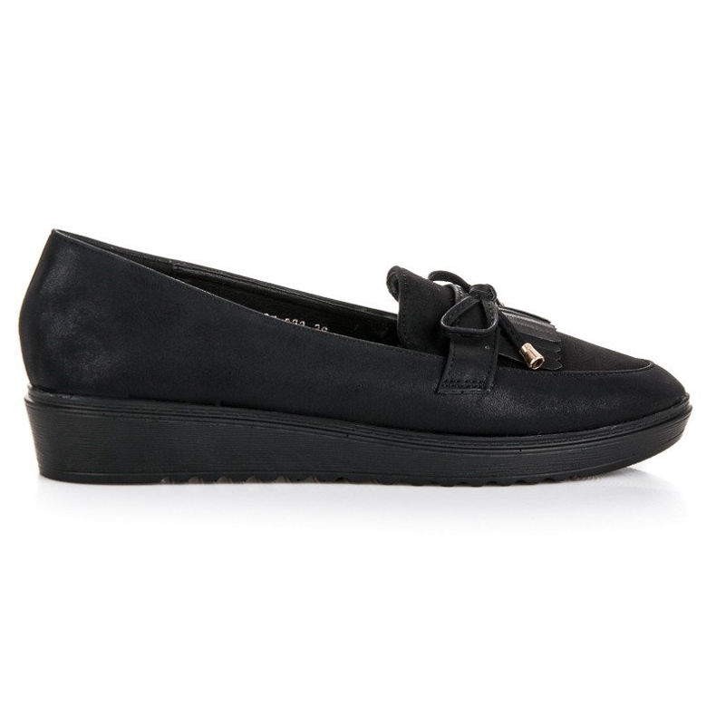 Queen Vivi Módní mokasíny na jaro černá