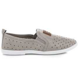 Suede tenisky MCKEYLOR šedá
