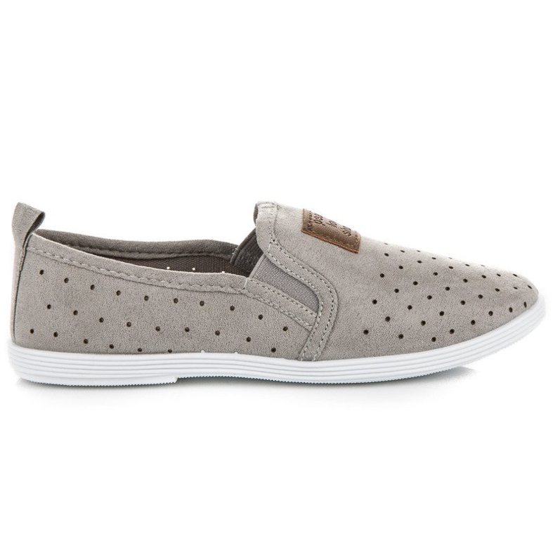 Suede tenisky MCKEYLOR šedá