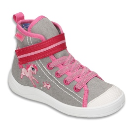 Dětské boty Befado 268X059 růžový šedá