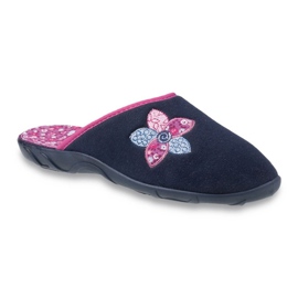 Befado barevné dámské boty 235D154 námořnická modř