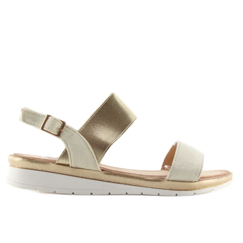 Zlaté dámské sandály A-04 zlaté zlatý