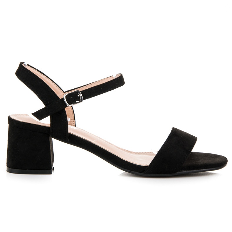 Renda Sandály na vysokém podpatku černá