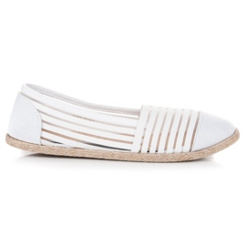 Vinceza Transparentní mckeylor espadrilky bílý Vinceza Transparentní mckeylor espadrilky bílý