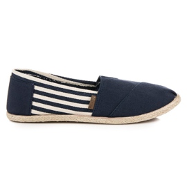 McKey Námořnické modré espadrilky modrý McKey Námořnické modré espadrilky modrý