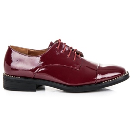 Primavera Dámské lakované boty červený