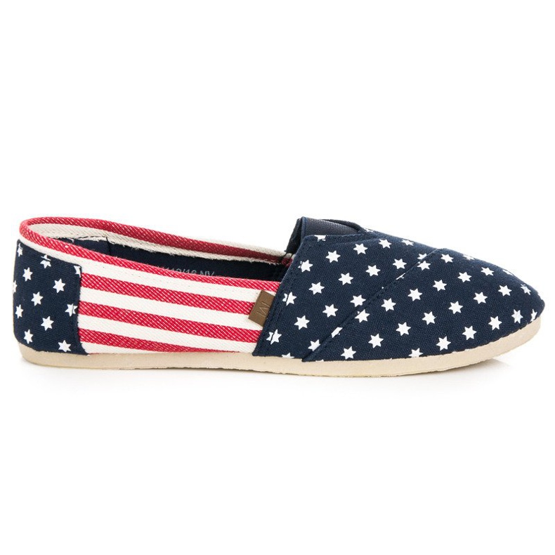 McKey Stylová textilní obuv modrý