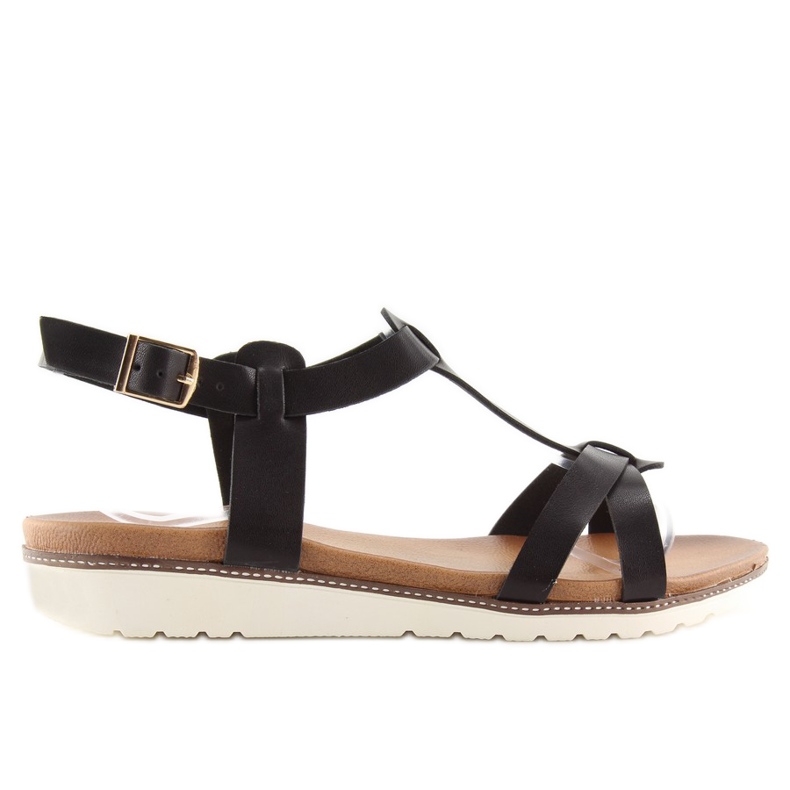 Černé dámské sandály C1822 černé černá