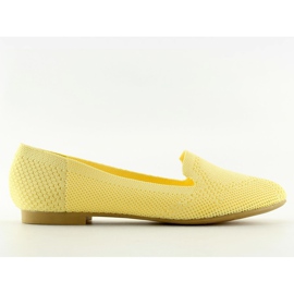 Žluté lordsy baleríny 6080 Yellow žluť