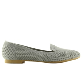 Šedé lordsy baleríny 6080 Grey šedá
