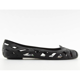 Baleríny meliski černé prolamované KM127 černé černá Baleríny meliski černé prolamované KM127 černé černá