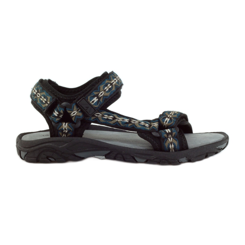 American Club Sandály s americkou koženou vložkou 1728 černá