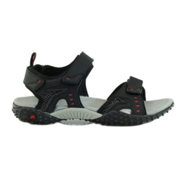 American Club Sandály s americkou koženou vložkou 1715 černá