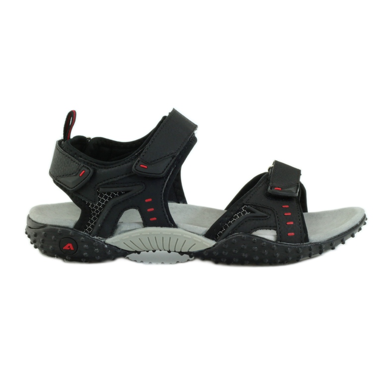 American Club Sandály s americkou koženou vložkou 1715 černá