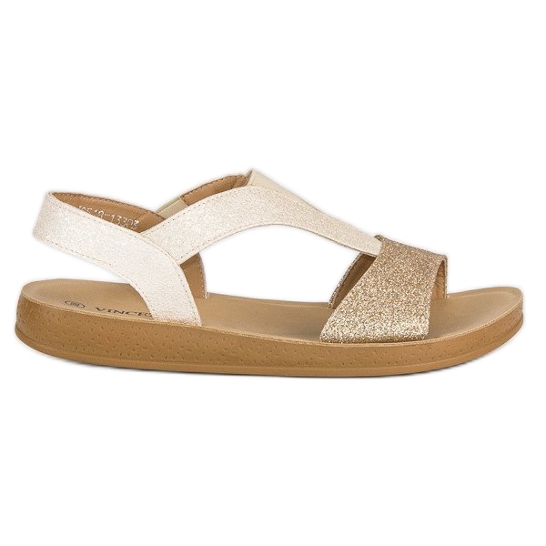 Zlaté sandály vinceza zlatý