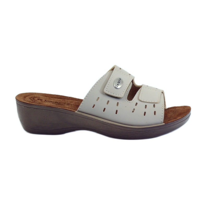 Klín na suchý zip Inblu PL029 béžový