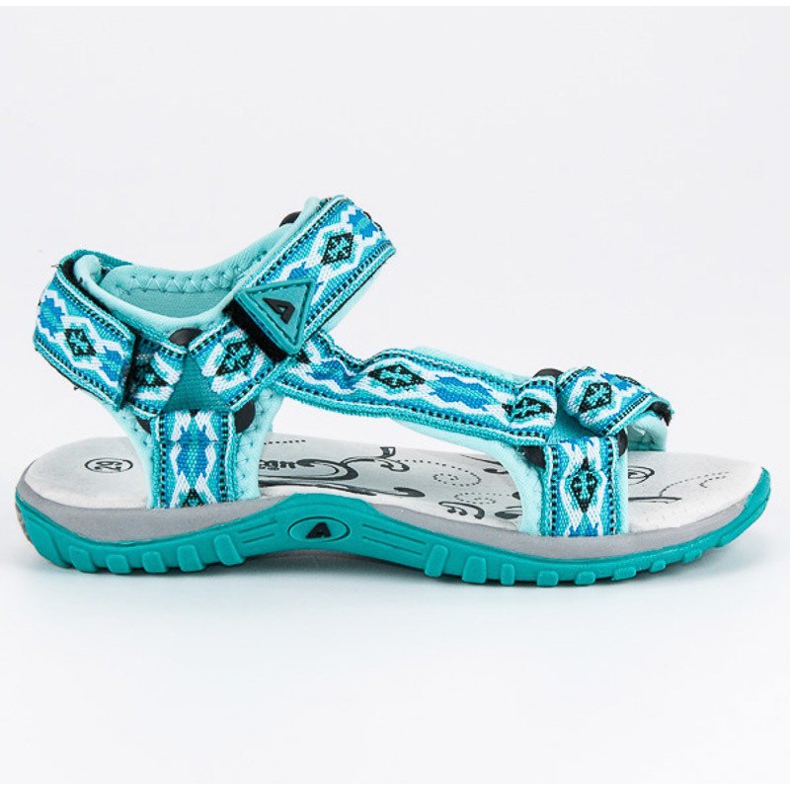 American Club Sandály americké plody zelená