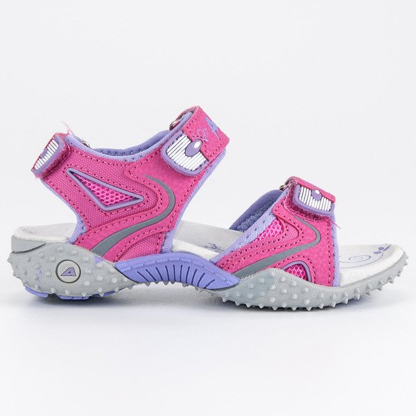 American Club Dívčí sandály americké růžový