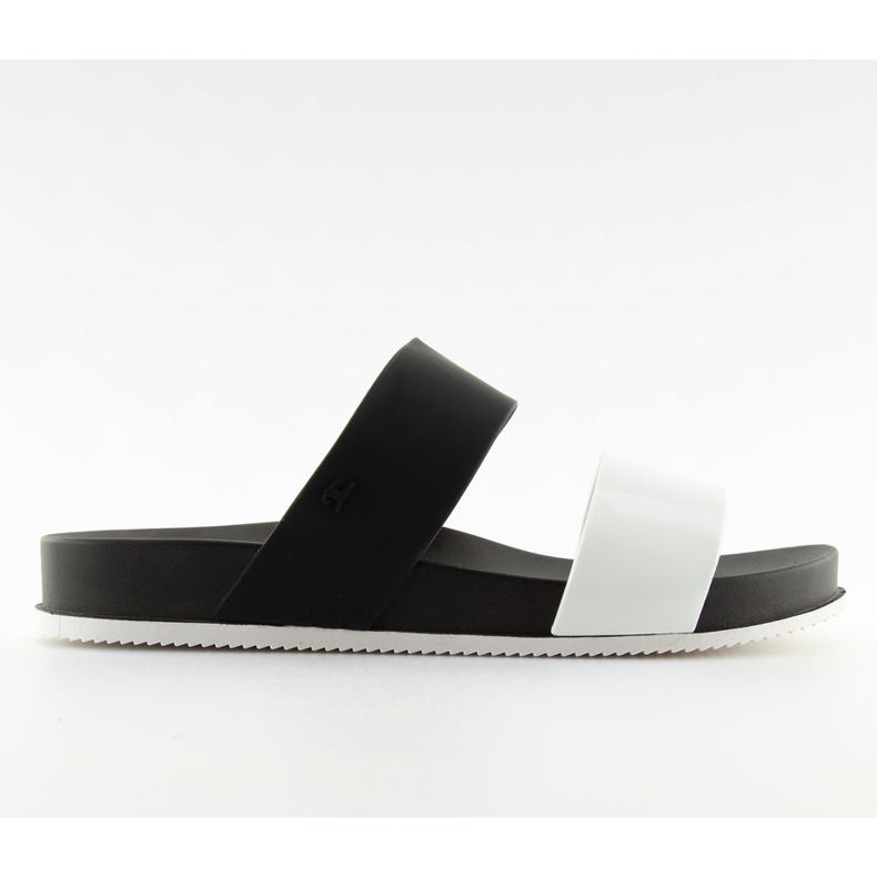 KM122 černé silikonové černé žabky černá