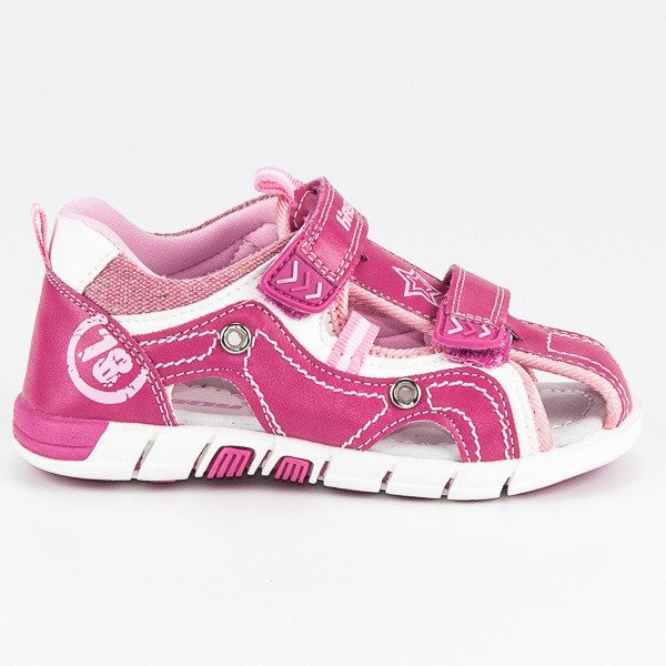 Hasby Vestavěné dětské sandály růžový