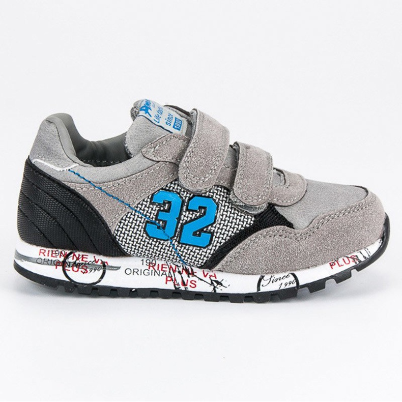 American Club Šedá americká sportovní obuv