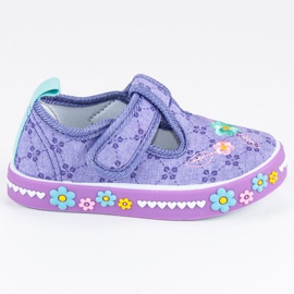 American Club Fialové americké velcro tenisky fialový American Club Fialové americké velcro tenisky fialový