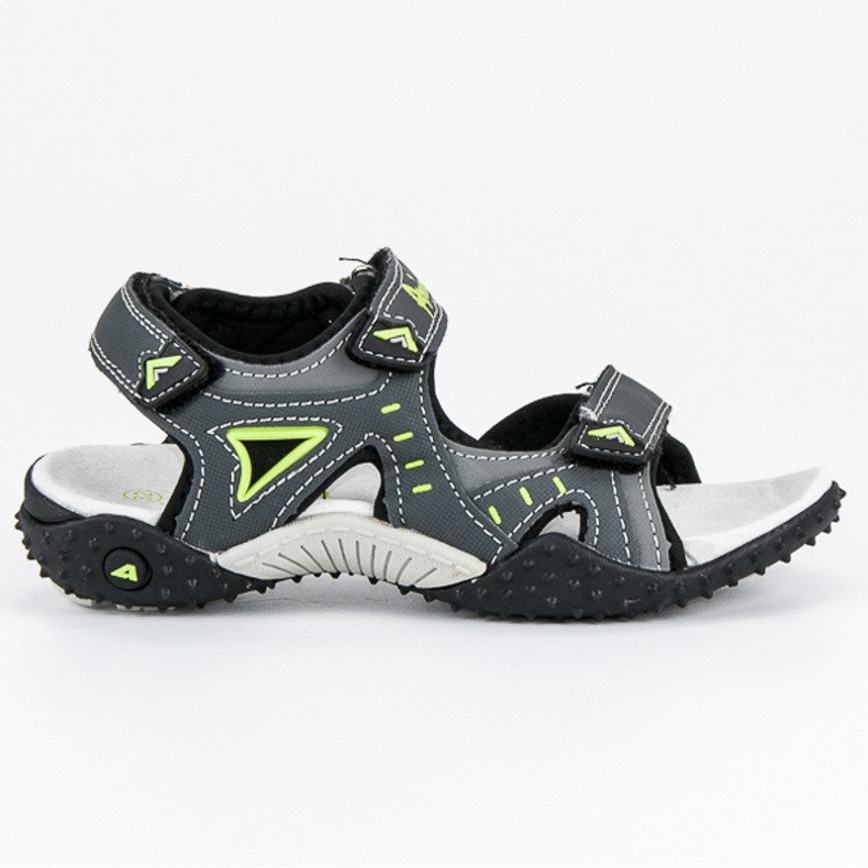 American Club Pohodlné americké sandály šedá