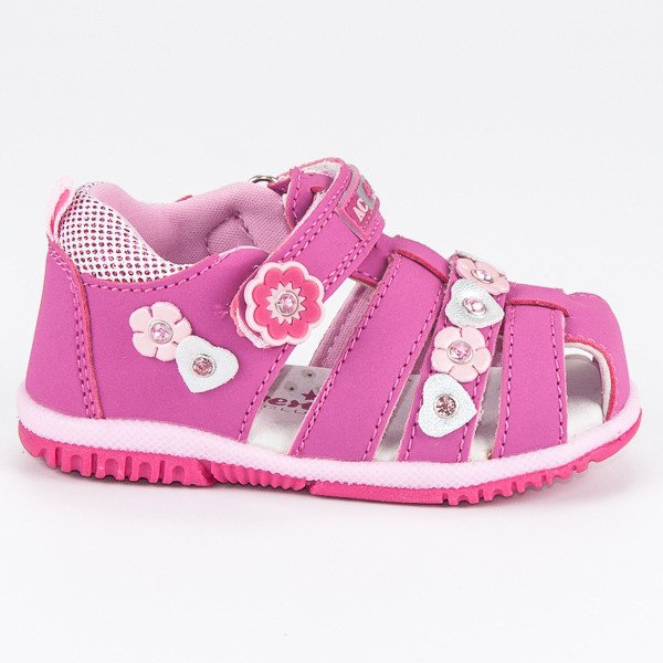 American Club Růžové americké sandály růžový